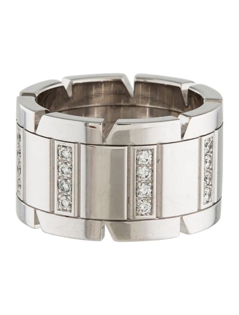 cartier tank ring diamond.